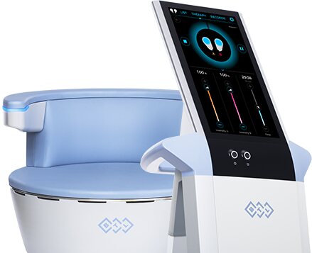 Bedienkonsole des Emsella-Systems